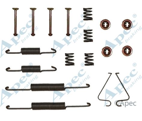 APEC BRAKING Комплектующие, тормозная колодка KIT740